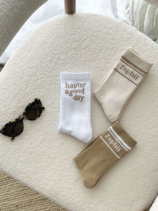 Zephii - Havin' a good day Socks - 3pack